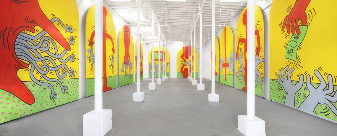 "The Ten Commandments" by Keith Haring at Deitch Projects